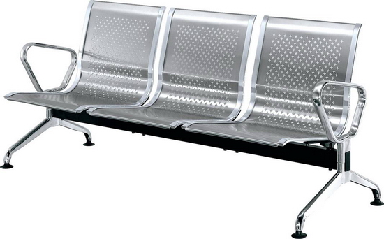 扬州机场椅，排椅，钢制椅