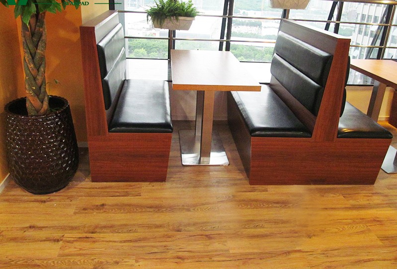 主题餐厅餐椅 饭店沙发 咖啡店椅子 卡坐 实木沙发
