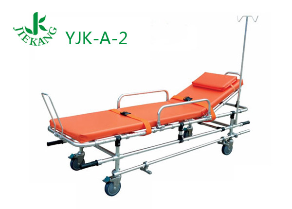 YJK-A-2铝合金救护车担架自动上车担架急救担架抢救车担架