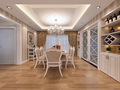 滁州祥生十里三室两厅125平米装修效果图 家庭装修案例  滁州为开装饰