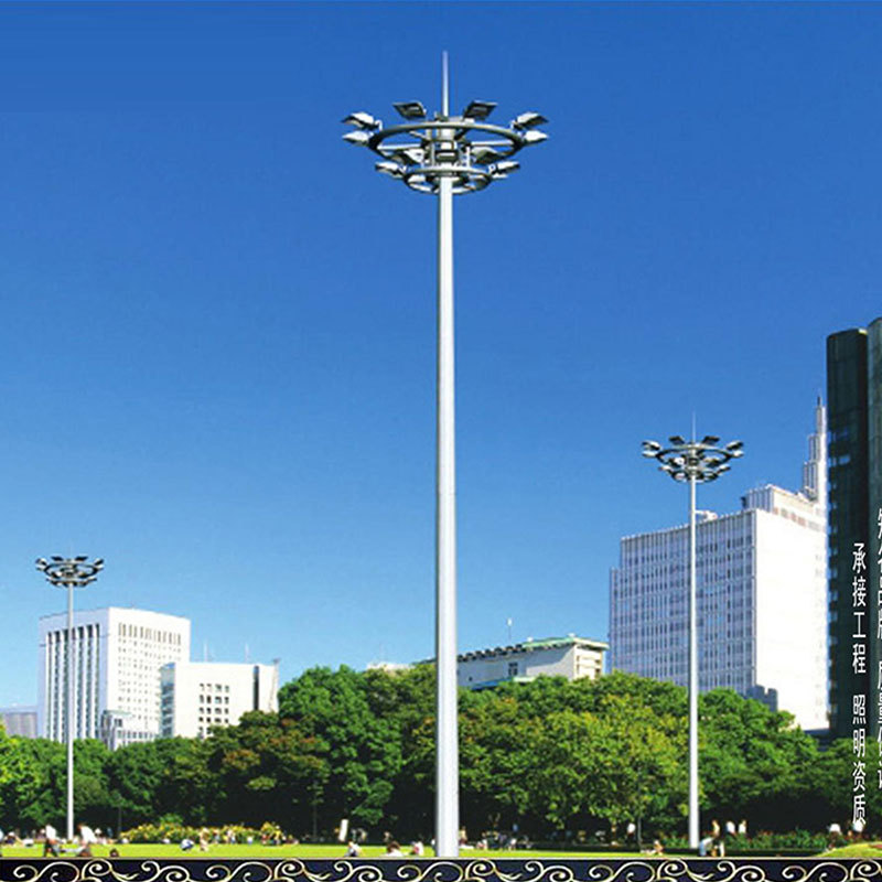 湖南高杆灯厂家 可升降高杆灯 广场球场灯 25米飞碟中高杆灯