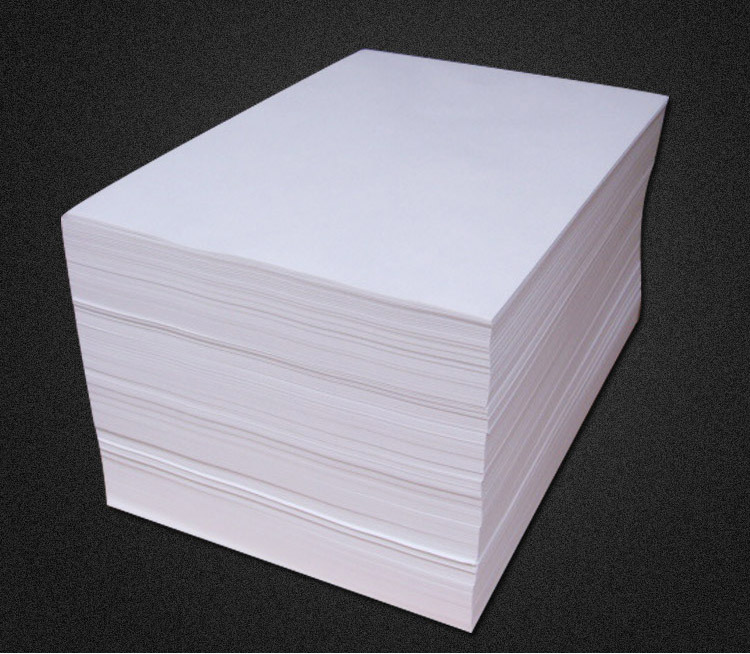 滕州华闻纸厂家直销本白60g一体机纸试卷纸8K一体机速印纸9K油印纸