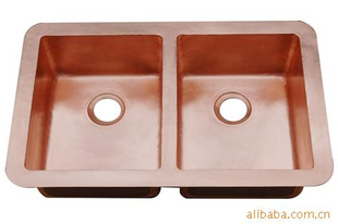 (铜盆)纯铜材料,纯手工制作浮雕厨房铜水槽