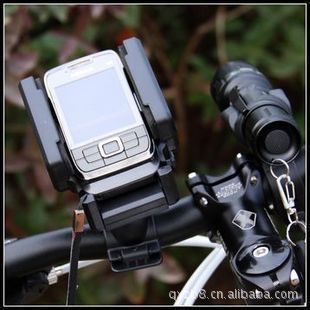 自行车手机架/单车手摩托车机架/GPS手机座/可双向360度旋转