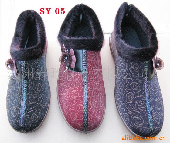 SY05保暖靴，休闲棉鞋，中老年棉鞋，布棉靴