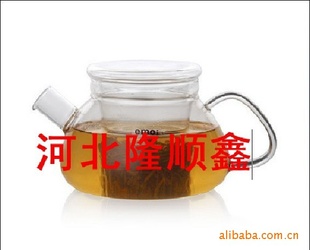厂家销售耐热玻璃茶壶水壶花茶壶简约玻璃平盖壶