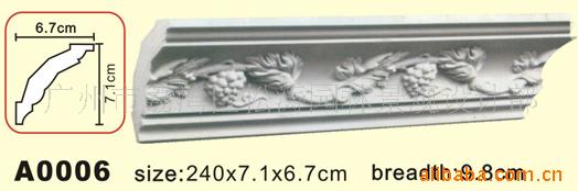 PU装饰材料线板,雕刻角线板(图)