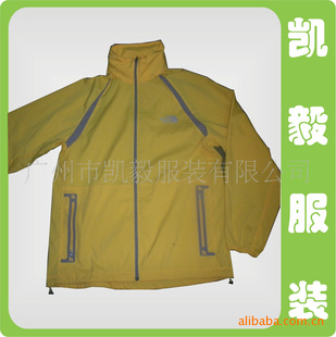 广州厂家定订做单层防水透气风衣，广告风衣。