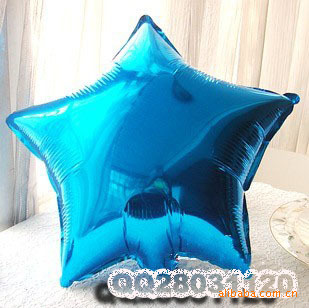 铝膜气球-18寸心形星星儿童节派对情侣庆典特铝箔氢气氦气球