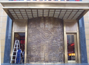北京铜门别墅铜门、双开铜门