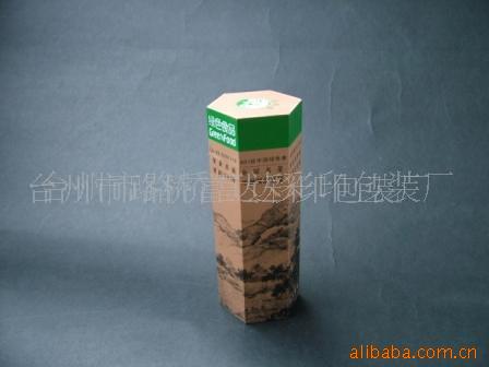 PVC木盒六边形茶叶盒(图)