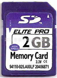厂家大量加工SD卡代生产SD卡批发SD2GB
