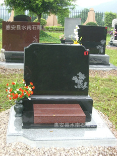 惠安线水南石雕由人员打造墓碑