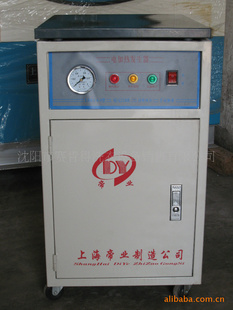小型洗衣店用洗衣机配上海帝牌3KW手加水蒸汽锅炉洗涤熨烫设备
